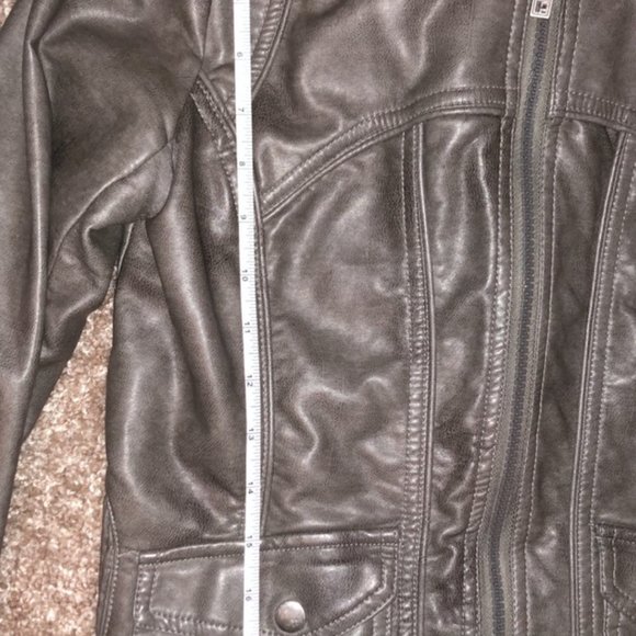 Medium Womens Kismet Faux Leather Jacket - Picture 8 of 10